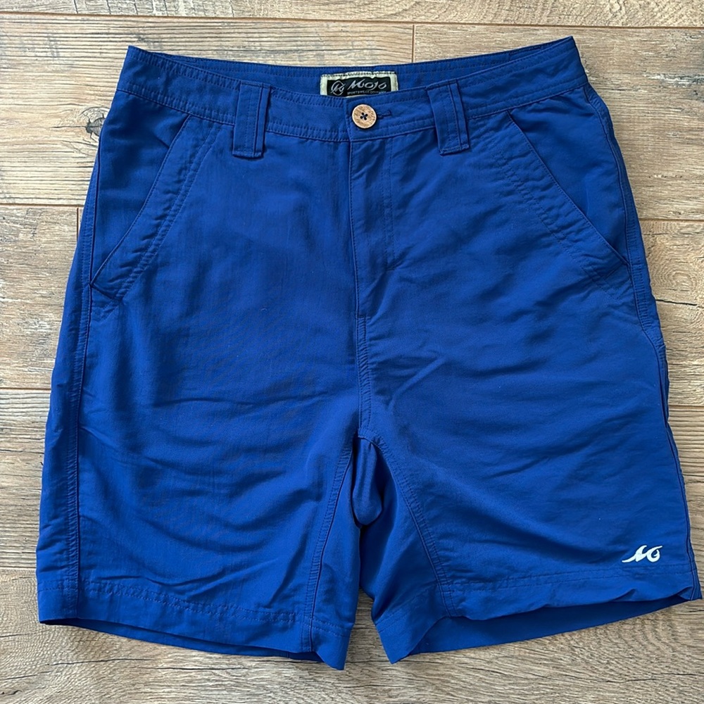 Mojo Fishing Shorts Mens 32 Blue Sportswear Company Cargo